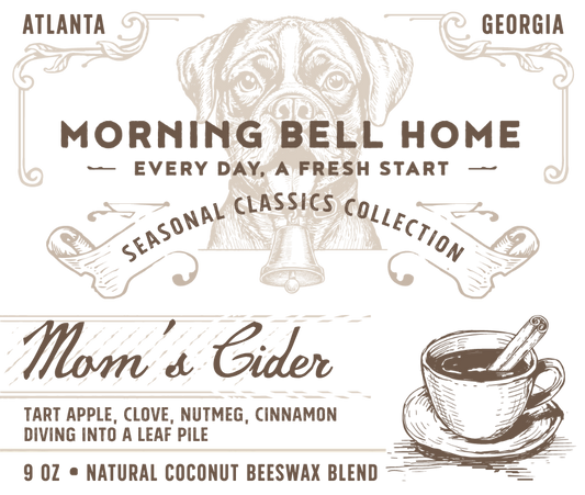 Mom's Cider | Tart Apple, Clove, Nutmeg, Cinnamon, Diving into a Leaf Pile