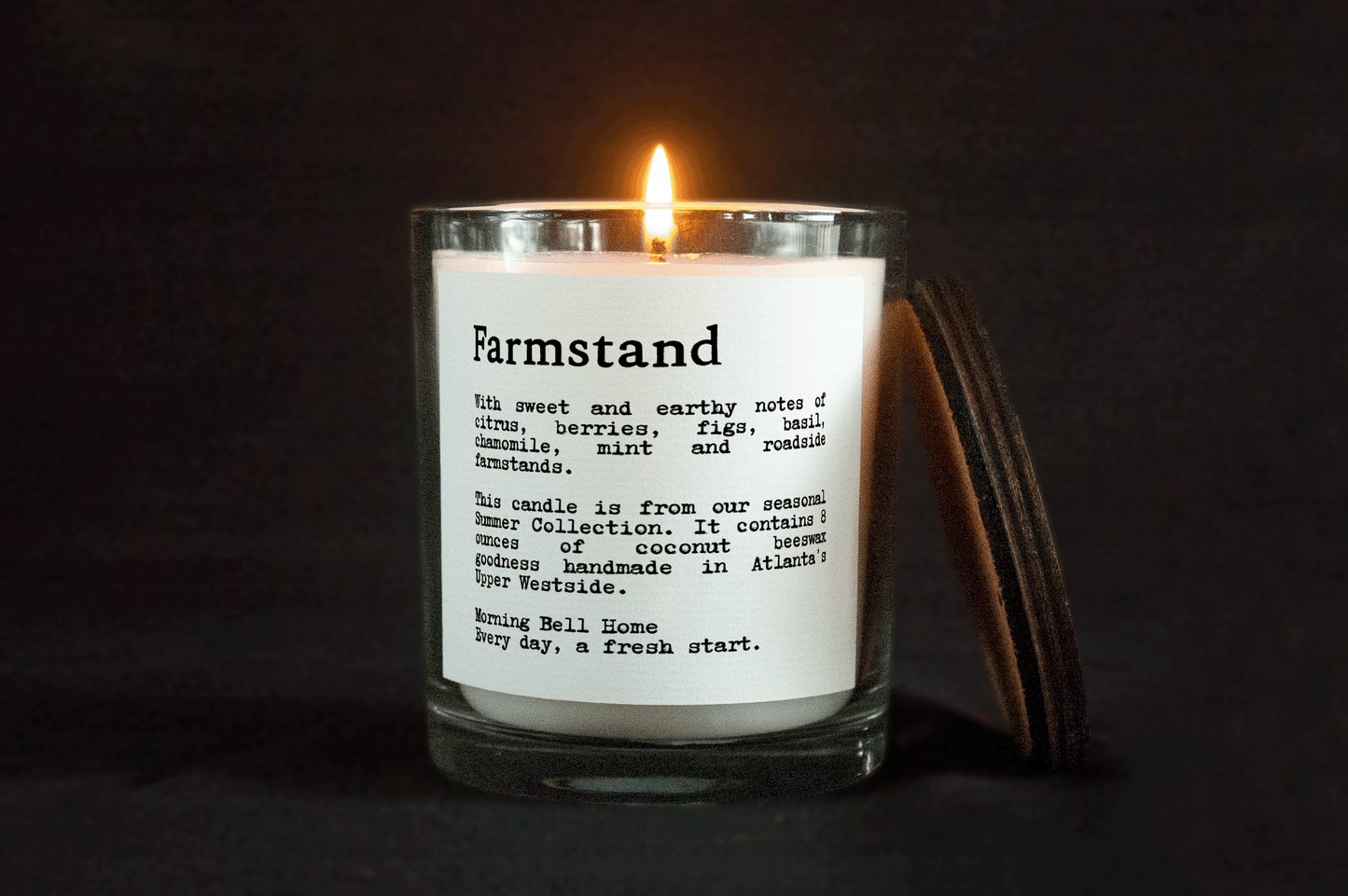 Farmstand | With sweet and earthy notes of  citrus, berries, figs, basil, chamomile, mint and roadside farmstands.