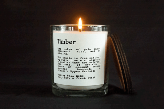 Timber | With notes of palo santo, sandalwood, moss, and axe slinging.