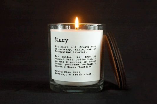 Saucy | With sweet and fruity notes of cranberry, apple, oak, and Thanksgiving debates.